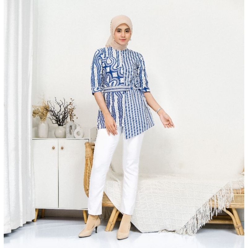 Batik wanita Atasan wanita Blus batik wanita modern atasan batik modern
