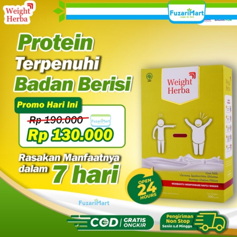 

Weight Herba Susu Bubuk Etawa Penambah Nafsu Makan & Berat Badan