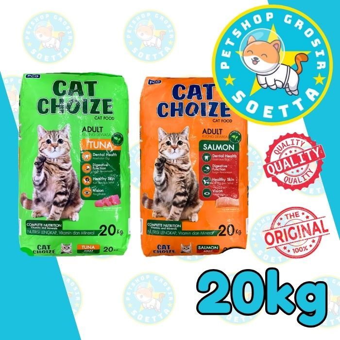 CAT CHOIZE TUNA & SALMON ADULT 20KG KHUSUS ekspedisi