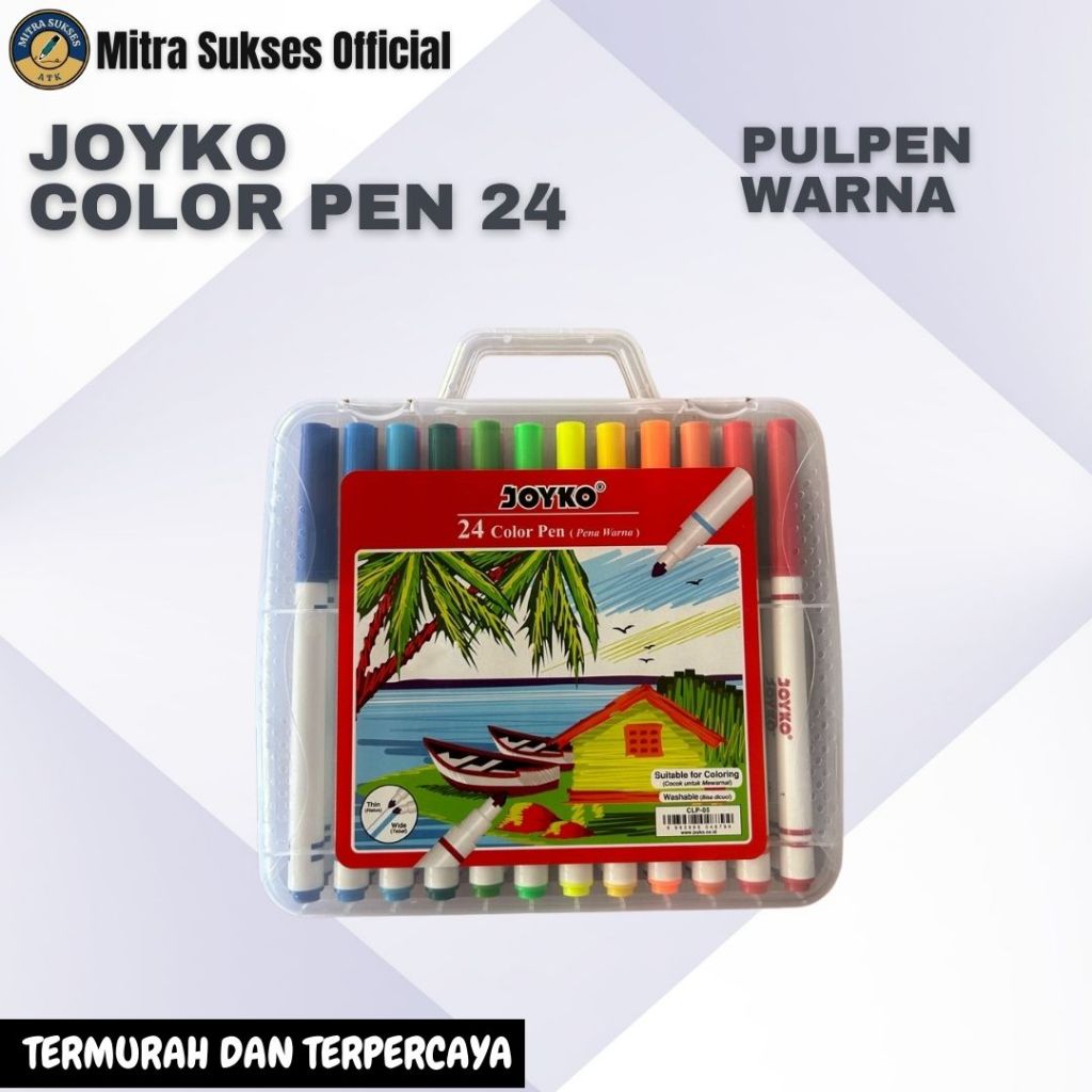 

PULPEN PENA/COLOR PEN JOYKO CLP-05 24 WARNA