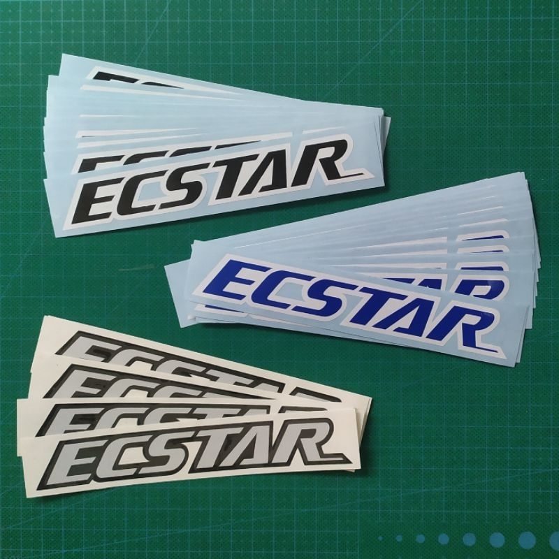 Stiker Suzuki ECSTAR Cutting