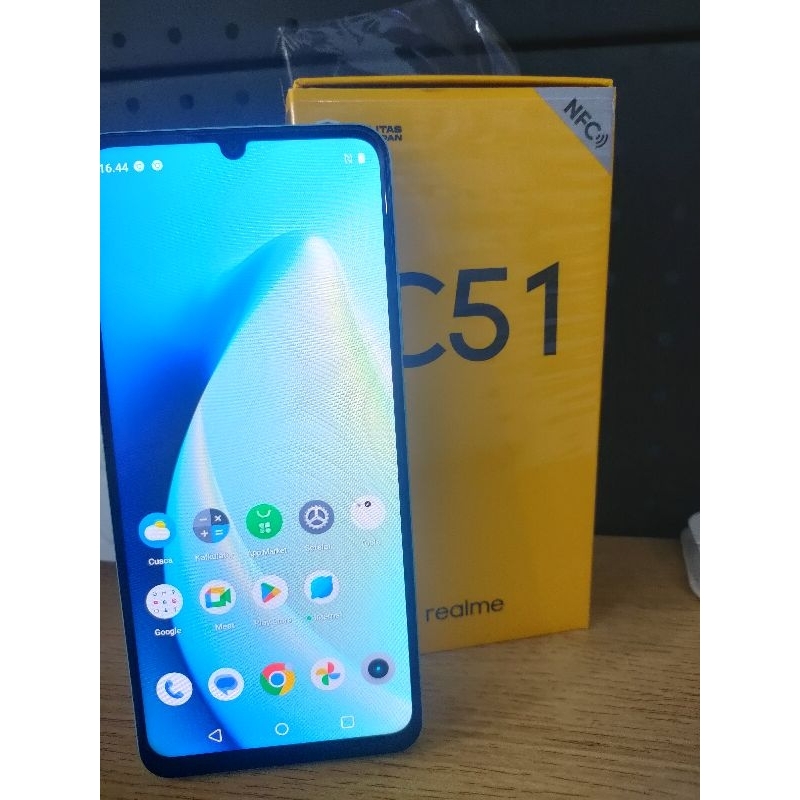 realme c51 4/64 NFC seken , fullsett original