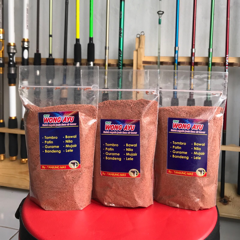 Umpan Mancing Pelet Instan Ikan Mas Patin Nila Lele Gurami Bawal