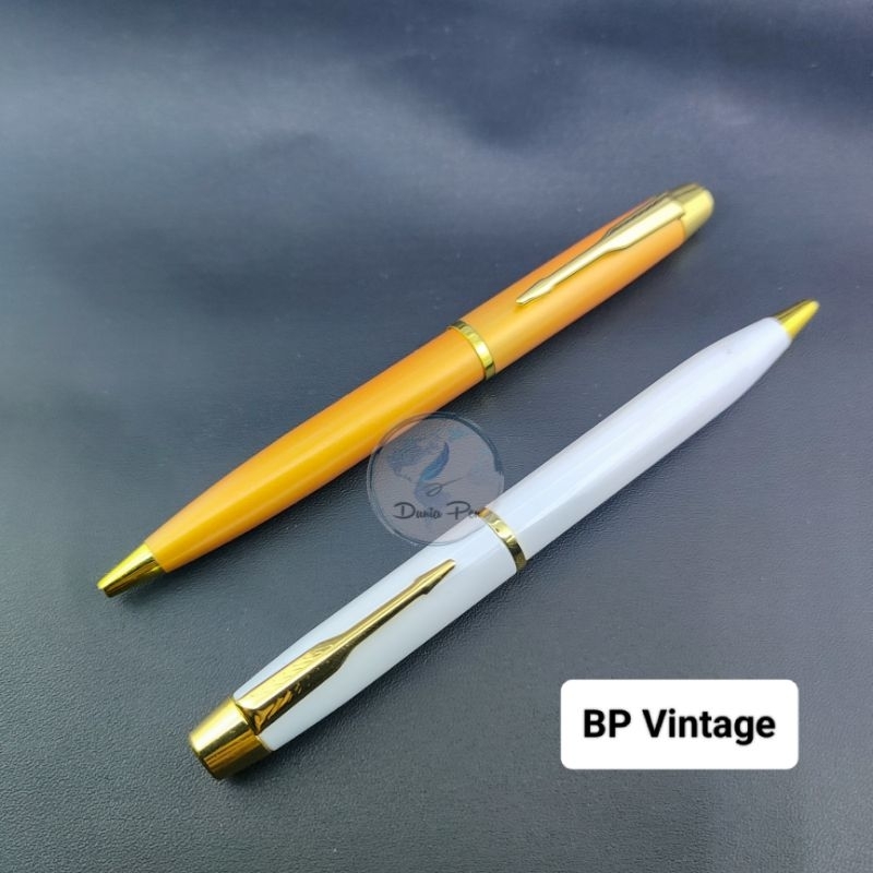 

Pen Metal Vintage Gold Clip, Pena Promosi, Ballpoint Souvenir New Colour
