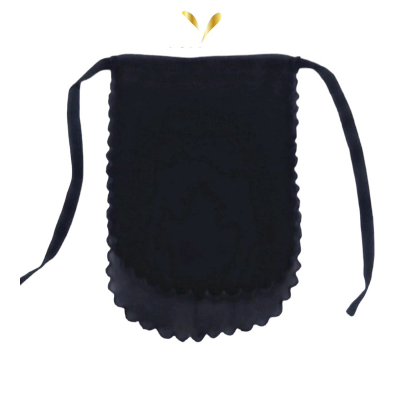 Cadar tali 2 layer bordir bahan ceruty baby doll