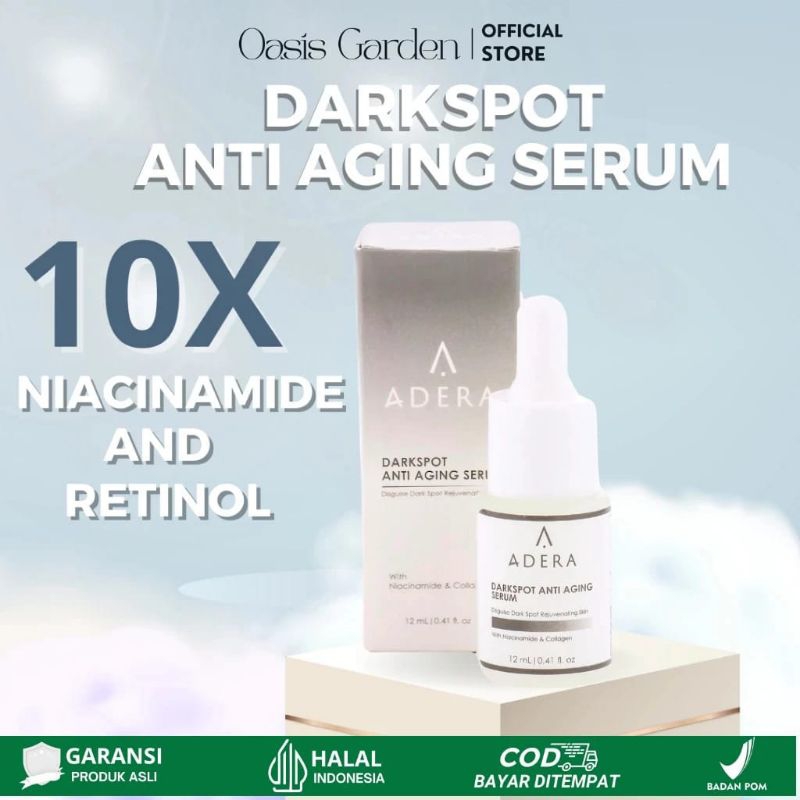( Siap Kirim ) Adera Serum Original | Penghilang Flek HitamPada Wajah | Menghilang Jerawat | Serum 