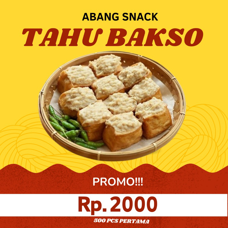 

Tahu Bakso Besar Premium full isi daging