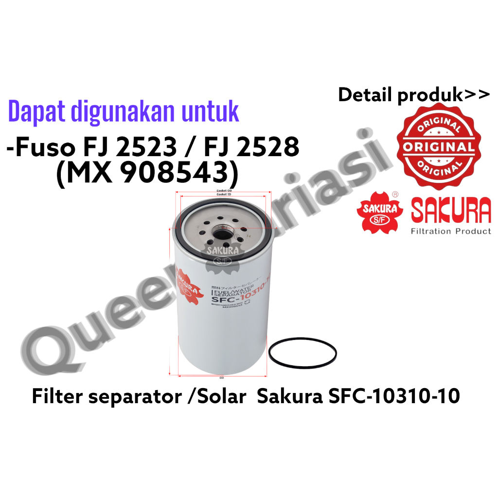 FILTER SOLAR FJ2523 / FJ2528 SAKURA SFC-10310-10