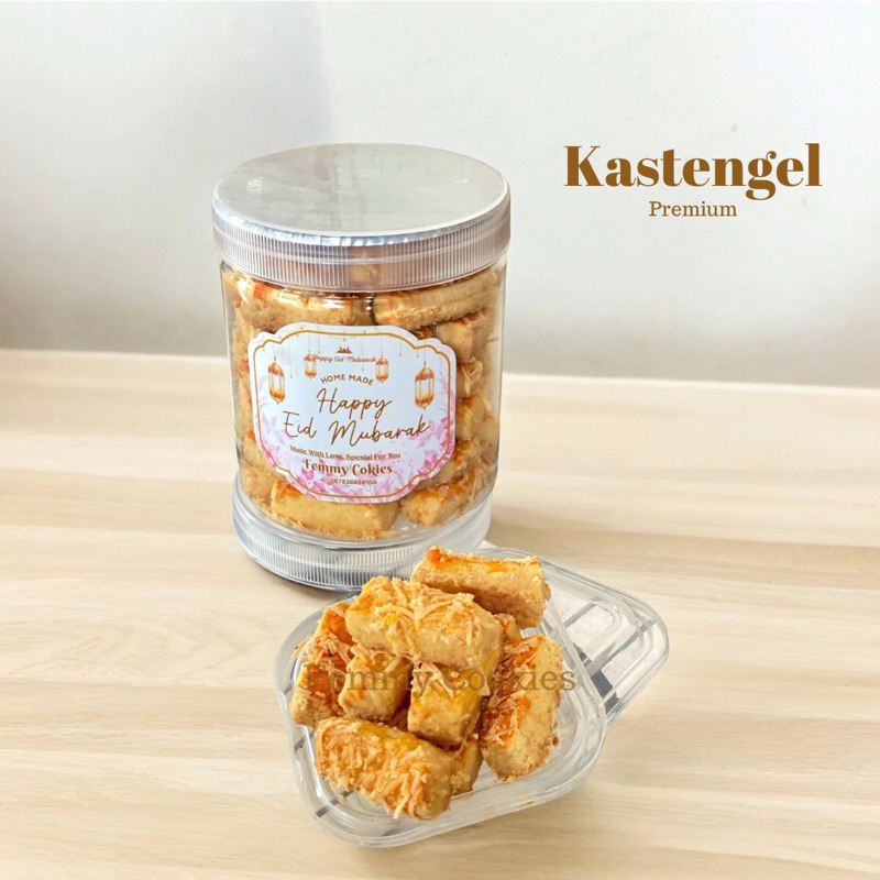 

Kastengel Premium Renyah/ Kue Kering / Cookies Lebaran / Cookies Premium Wisman / Nastar / Kastengel / Palm Cheese / Keju Edam / Kue Kering Lebaran