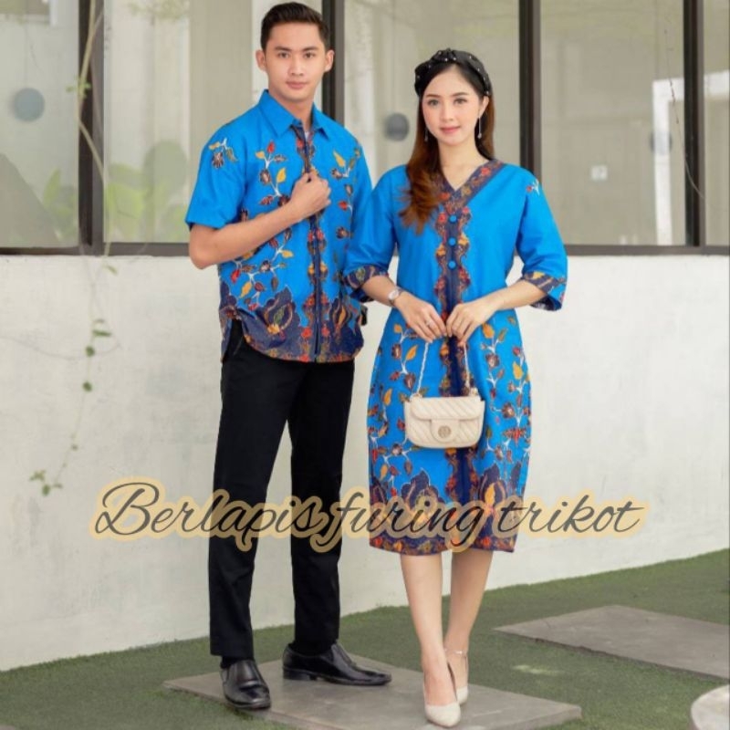 DRESS BATIK COUPLE PREMIUM MJ001 / DRESS BATIK / BATIK COUPLE
