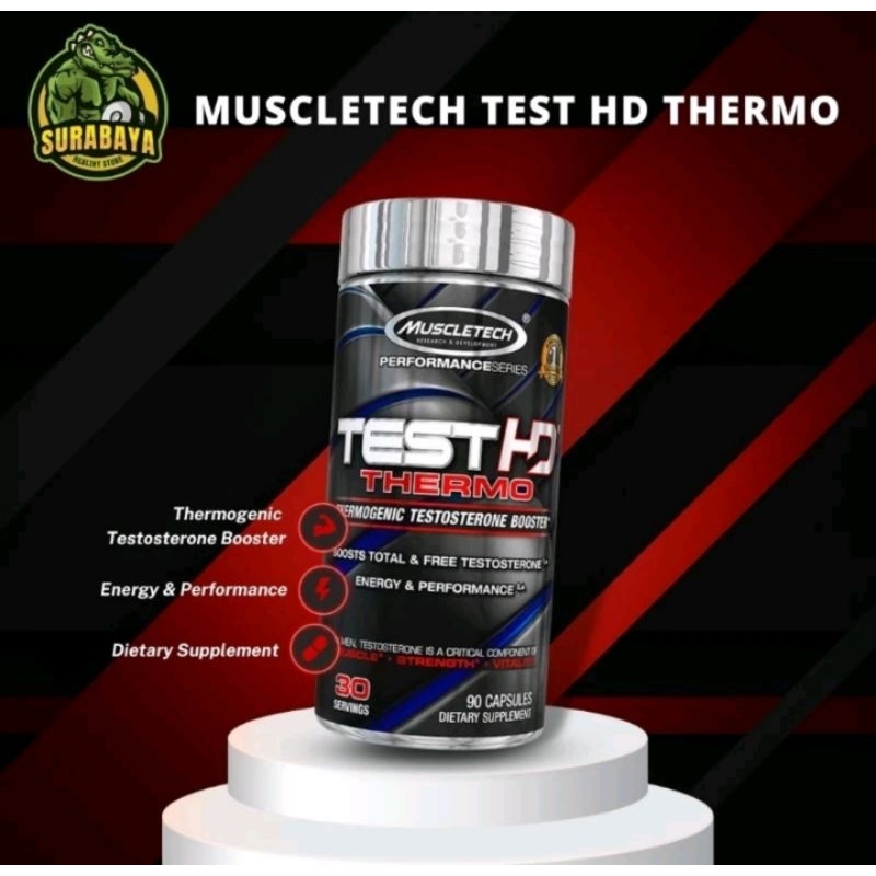 Muscletech Test HD Thermo Testosteron Booster Plus Fat Burner 1 Capsules