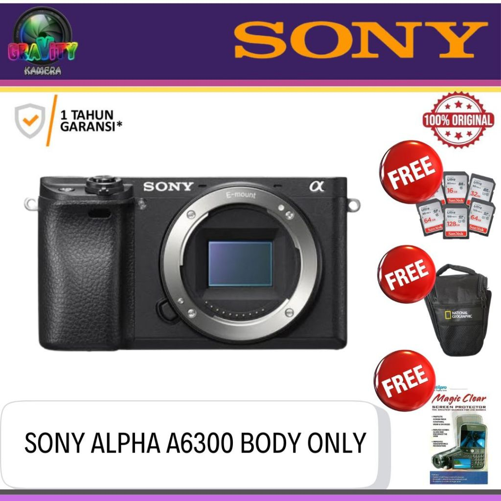 SONY ALPHA A6300 BODY ONLY / SONY A6300 BODY ONLY