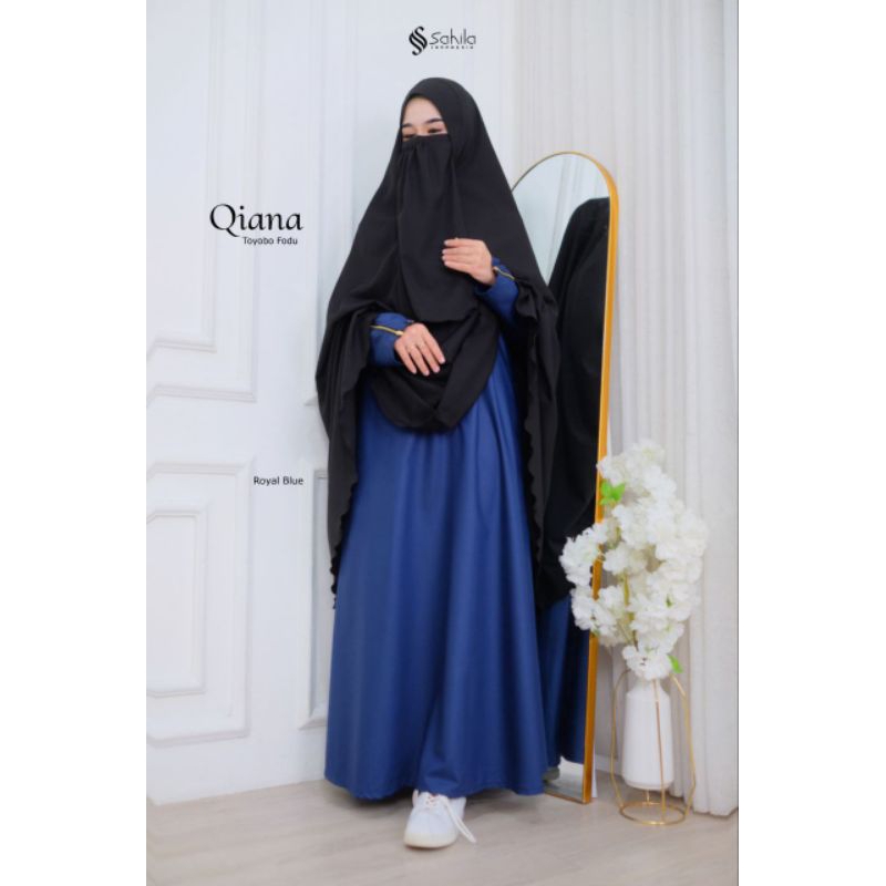 Gamis Qiana Dress By Sahila Indonesia