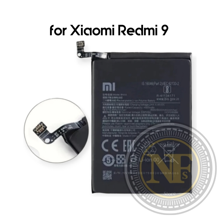 Baterai / Batre Xiaomi redmi 9 | Batrai Redmi 9 / BN54