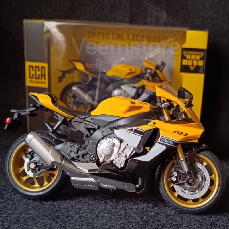 Die Cast 1:12 Yamaha YZF-R1 [CCA] Yellow