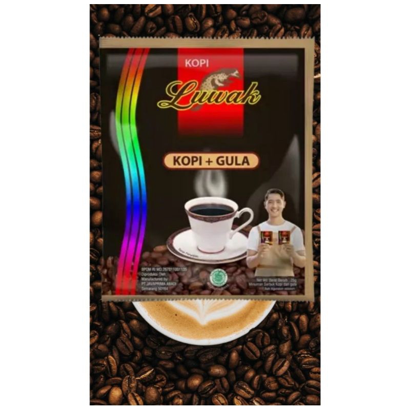 

KOPI LUWAK KOPI HITAM + GULA MIX RENCENG