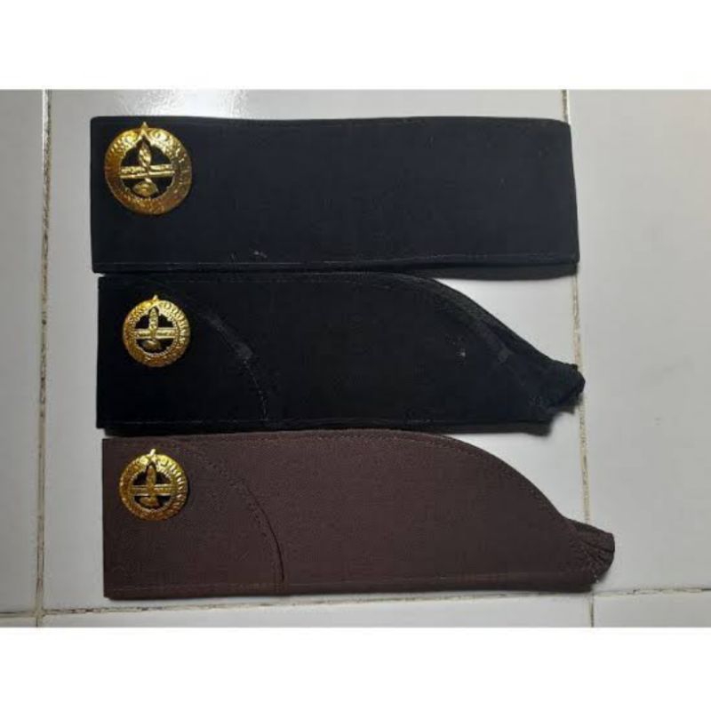 Topi Pembina Pramuka - Peci Pembina Pramuka + Pin