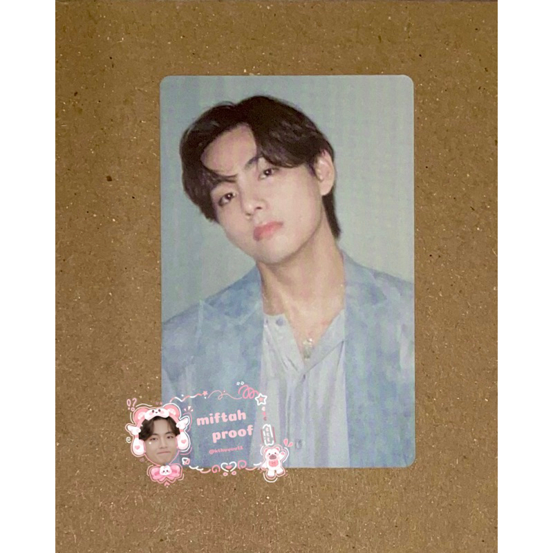 PC PHOTOCARD BTS V TAEHYUNG PROOF COLLECTOR