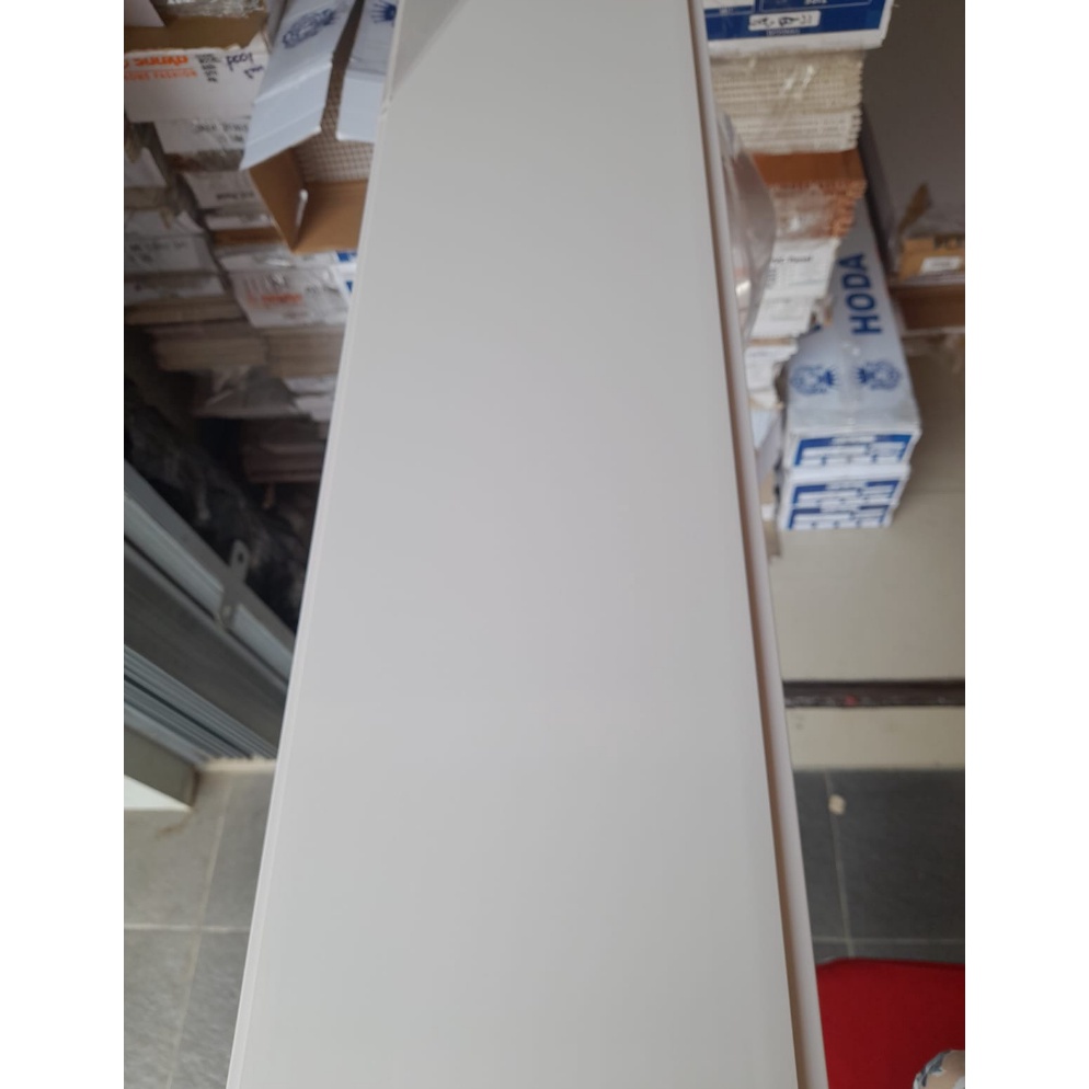 Stock ready Plafon pvc putih polos glossy hoda T5