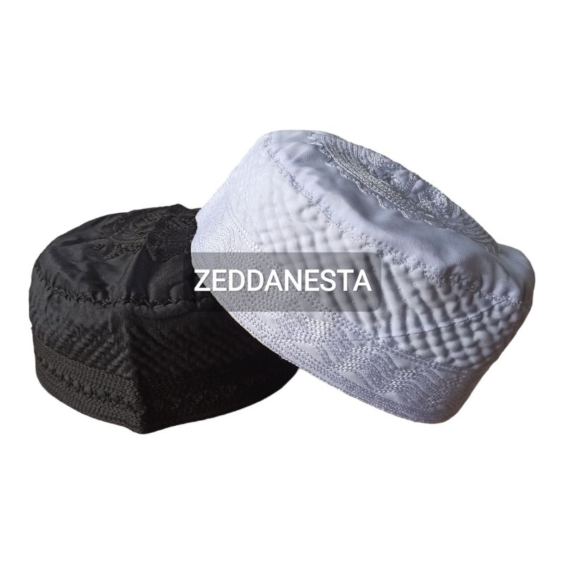 PECI MADINAH BUGIS SUM PUTIH HITAM KOPIAH LIPAT SONGKOK