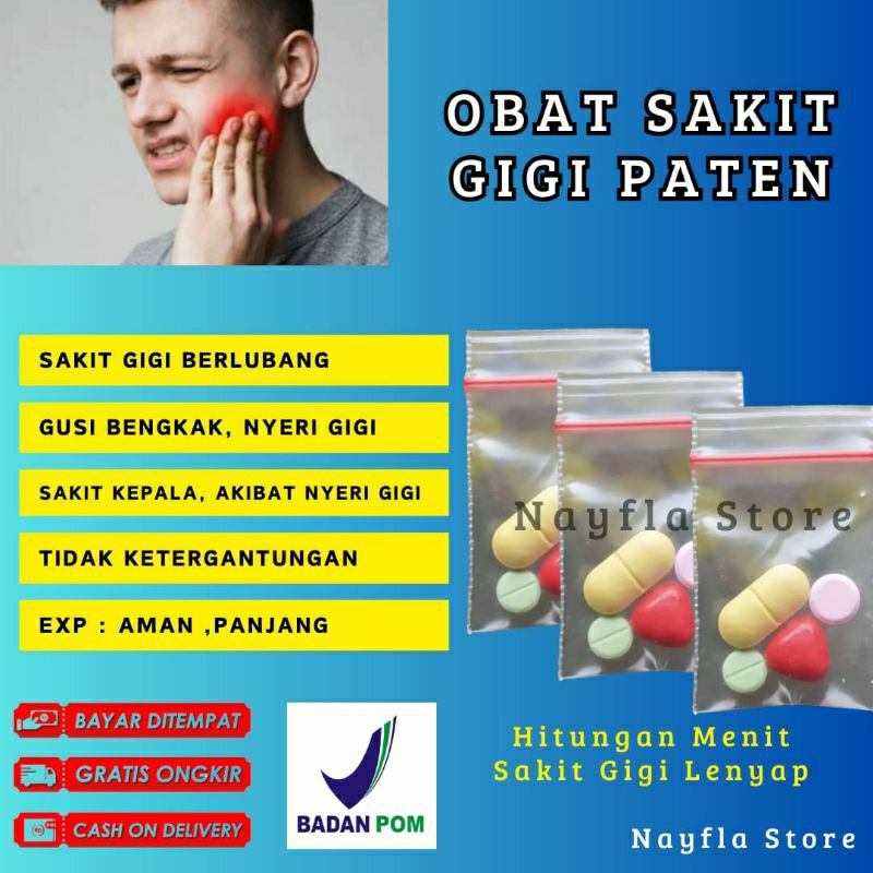 Obat Sakit Gigi / Gusi Bengkak/cenat - cenut/Racikan  Apoteker