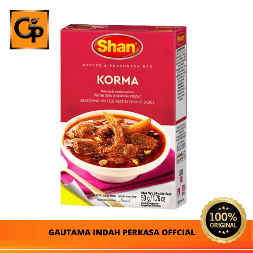 

BUMBU SIAP PAKAI SHAN SEASONING KORMA 50 G