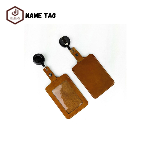 

JILDAN LEATHER - AZZAM Id Card Holder/ NAME TAG YOYO KULIT SAPI ASLI