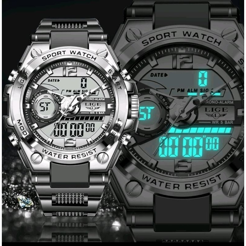 Jam Tangan Dihital Lige