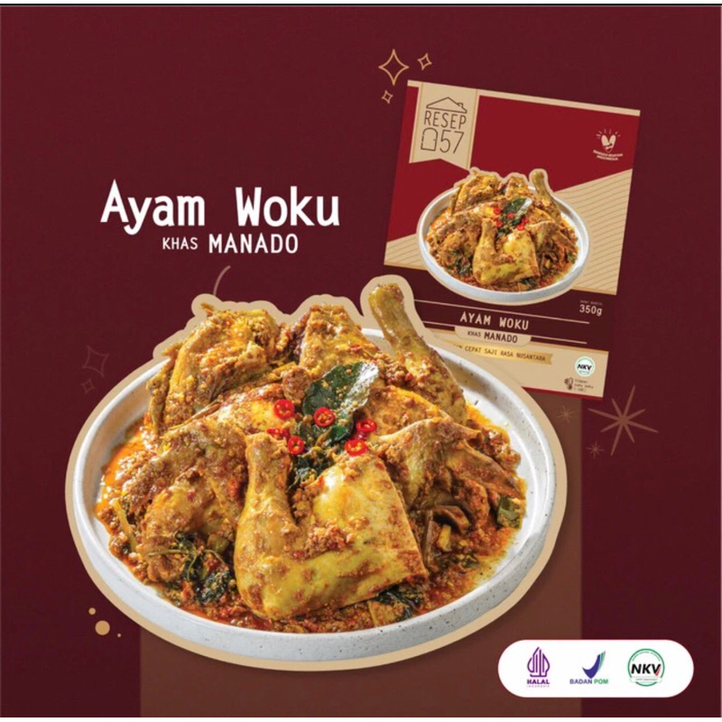 

AYAM WOKU FROZEN RESEP57 - KEMASAN BARU