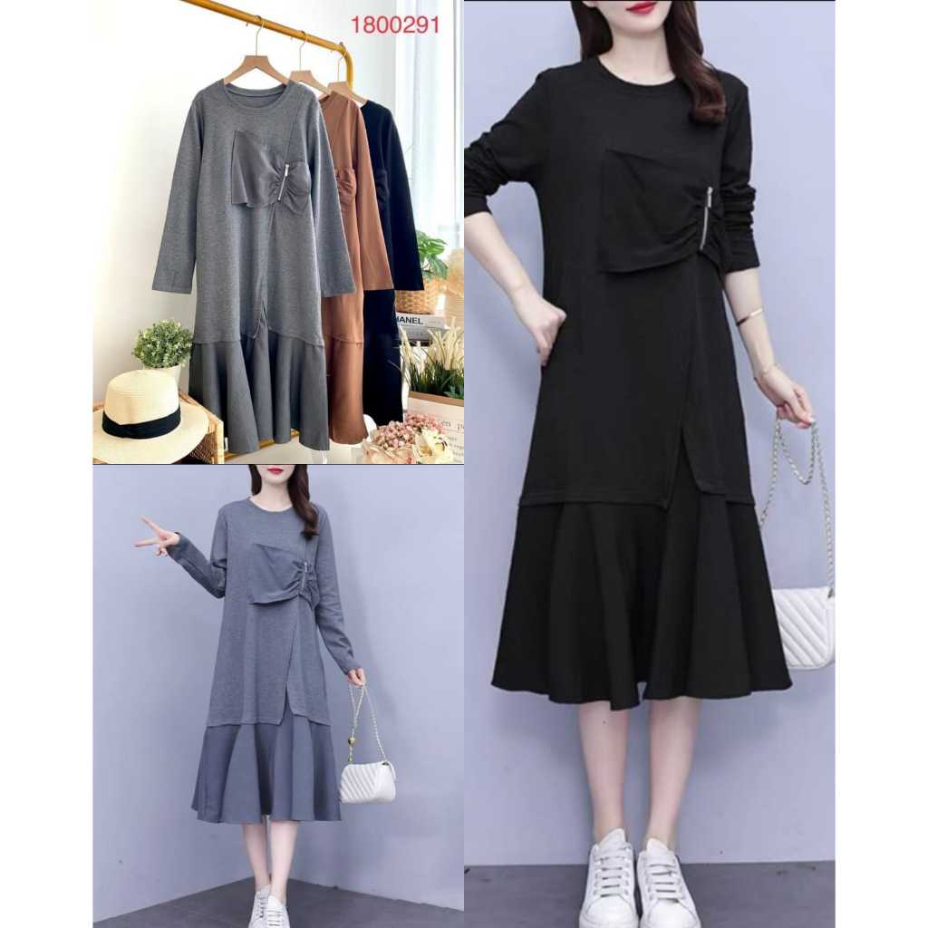 1800291  / GROSIR DRESS TUNIK IMPORT , PGMTA, ISI 3 PCS BY SUGAR