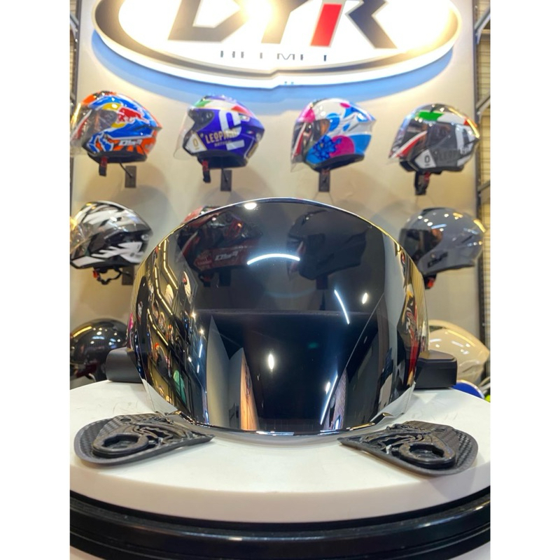 Visor DYR subaru Iridium Blue dan silver