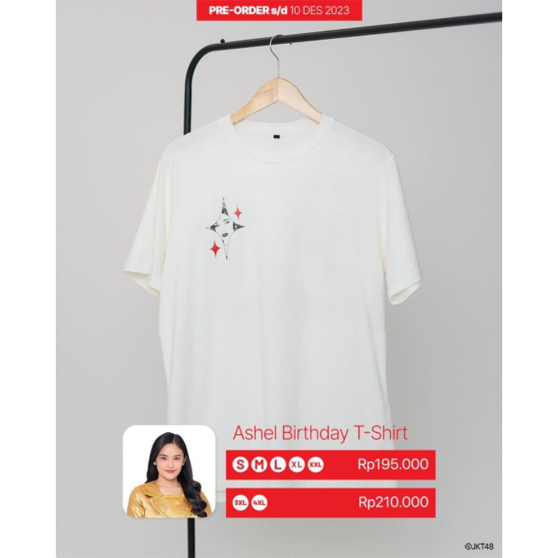 Birthday T-Shirt Ashel JKT48 2024 Official