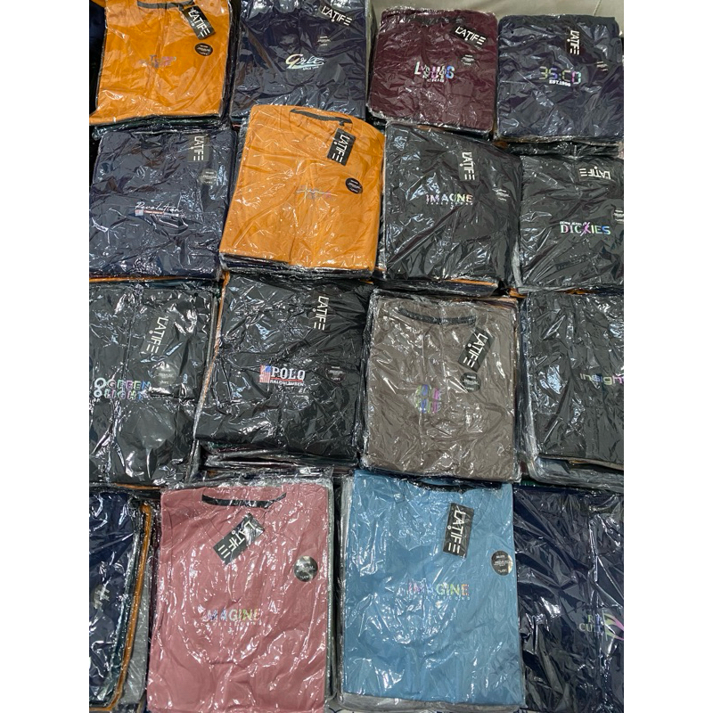 Baju Kaos Pria 100 ribu dapat 4 pcs