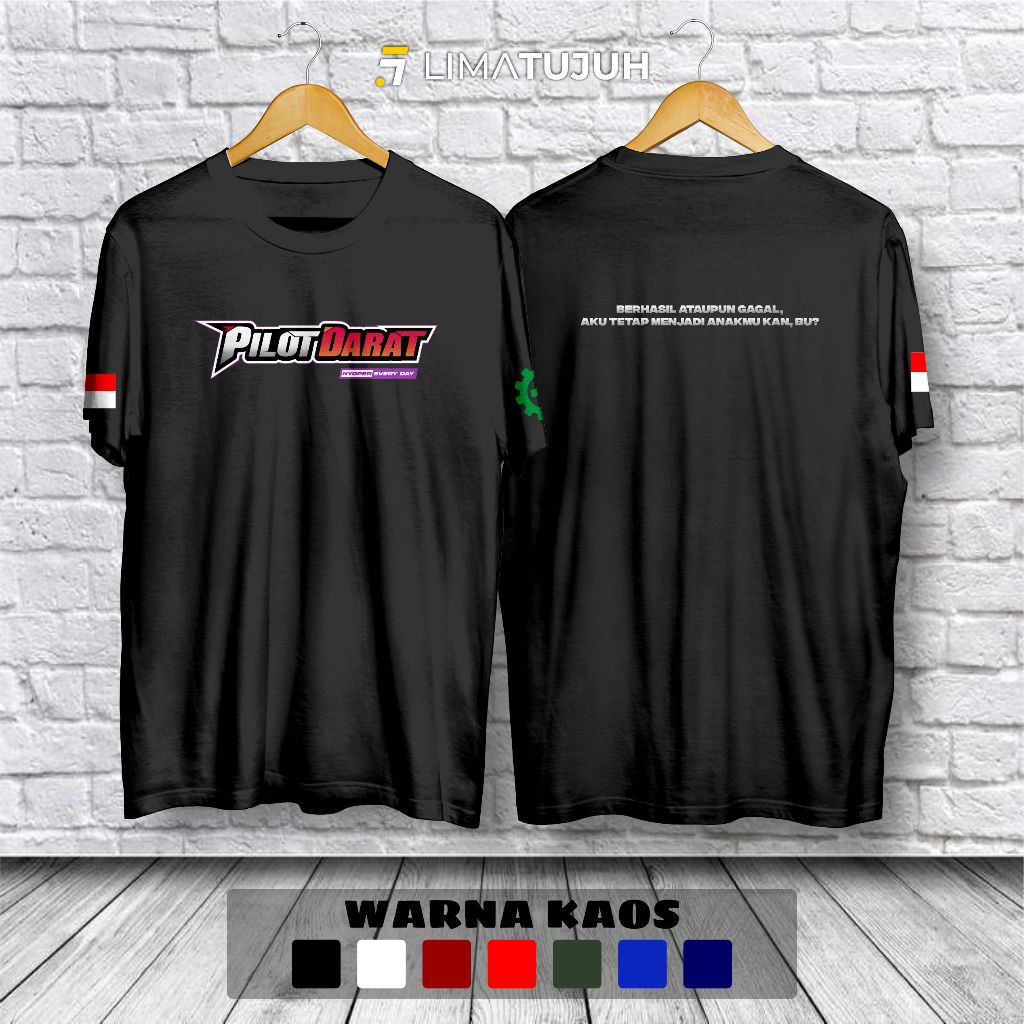 Kaos Pilot Darat Berhasil Ataupun Gagal Baju Distro