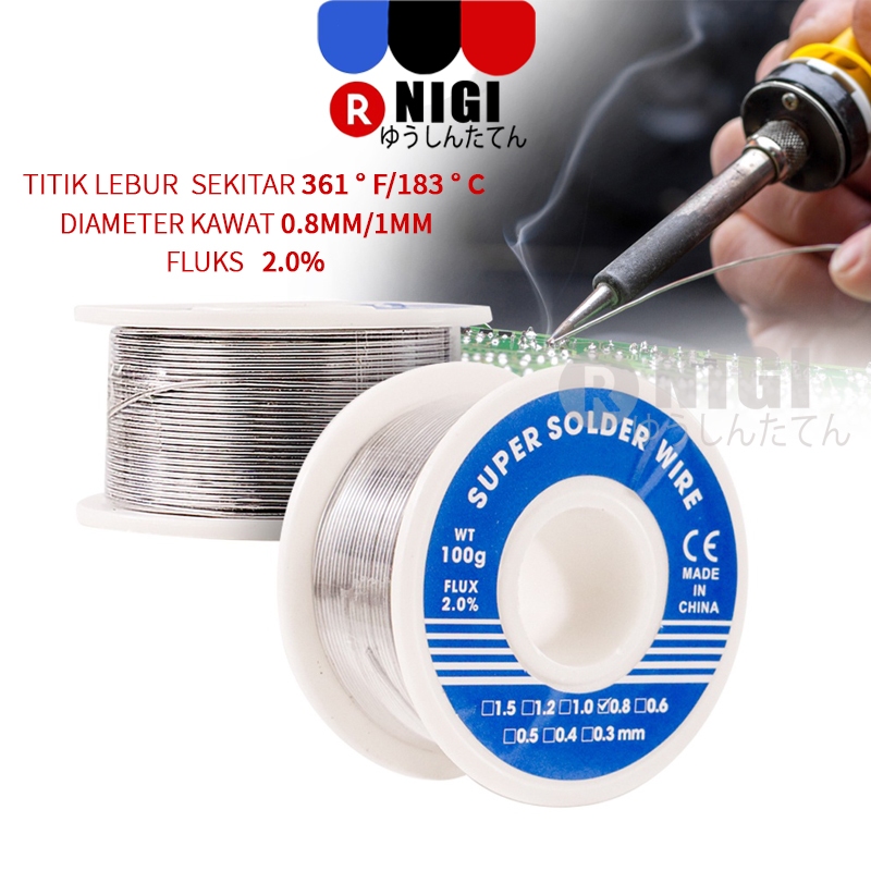NIGI Timah Solder Pancing  Solder Core Wire Timah Alpha Kawat Timah Solder
