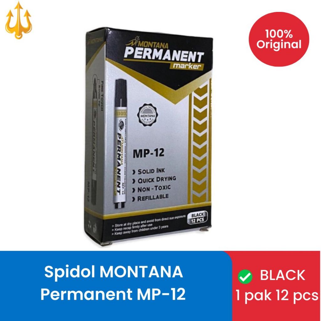 

Spidol Permanent / Spidol Papan tulis / MONTANA Spidol Permanent (MP-12)