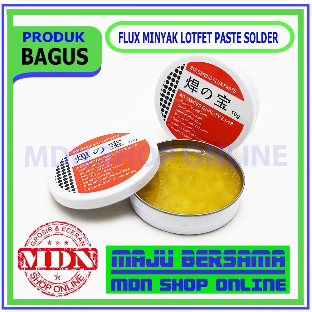 Flux Minyak Lotfet Paste Solder Bagus