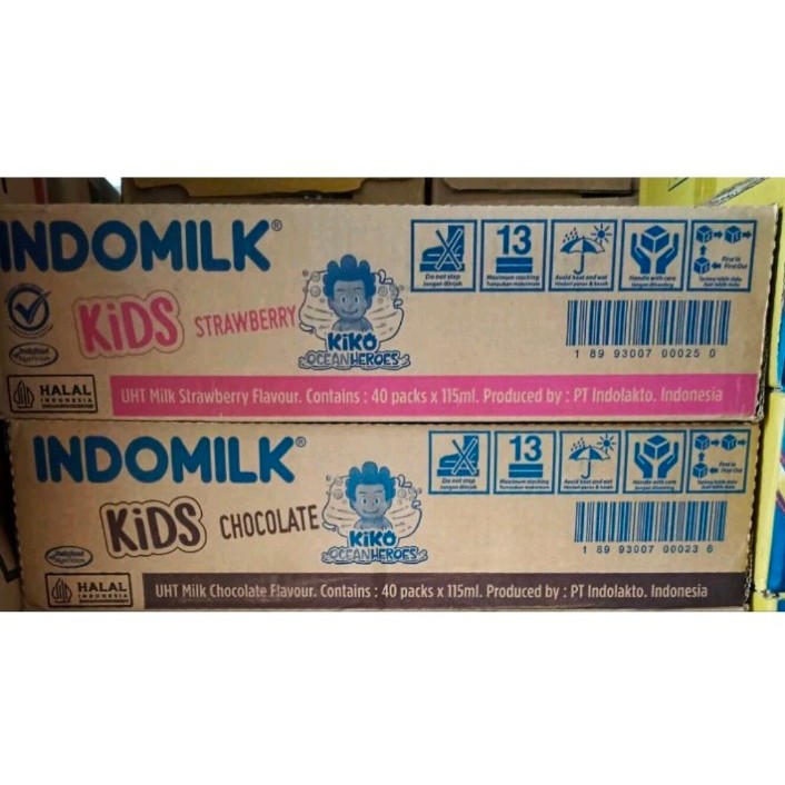 

[1DUS] INDOMILK KIDS ALL VARIANT ISI 40 PACK x 115ML / SUSU KOTAK