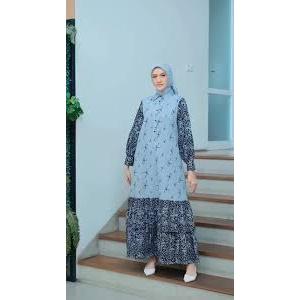 GAMIS RUMI DRESS GREY BY KORINA