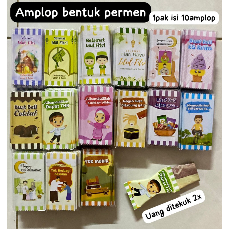 

amplop motif permen terbaru viral