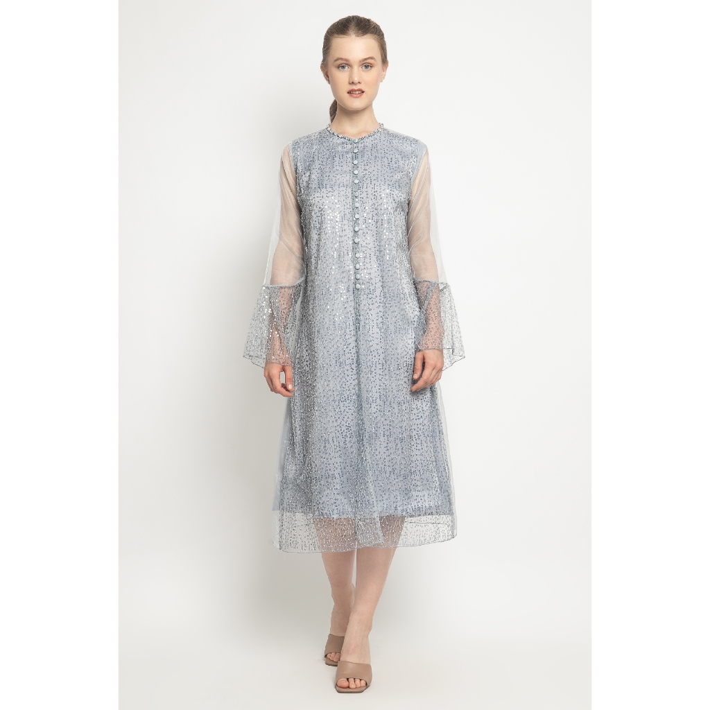 ATELIER MODE Clear Sequins Tunic Dress Kaila