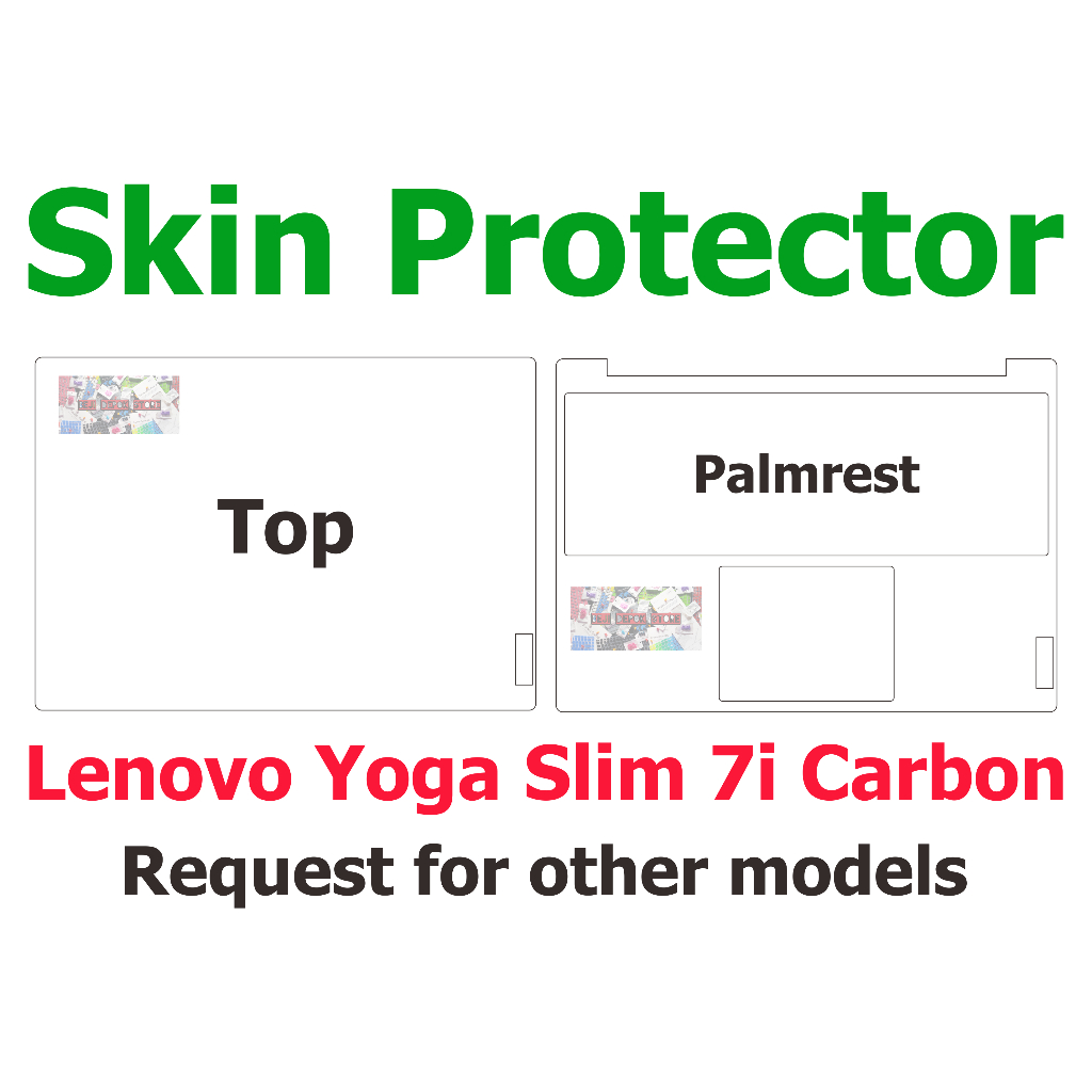 Lenovo Yoga Slim 7i Carbon Skin Guard Garskin Protector
