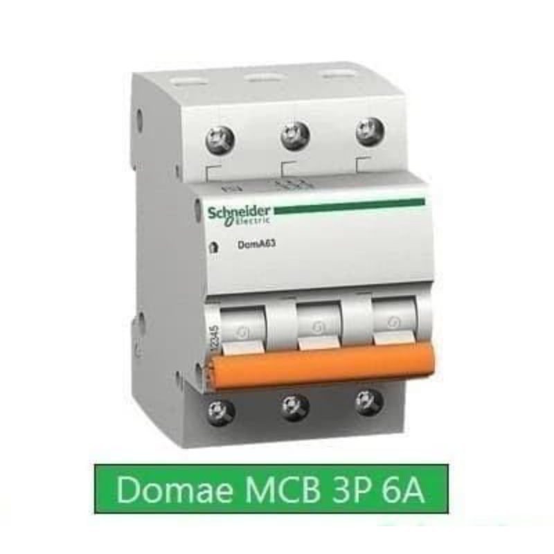 MCB 6A 3 PHASE Schneider