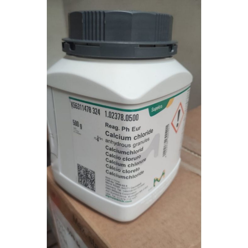Kalsium klorida merck Cacl2 500gram