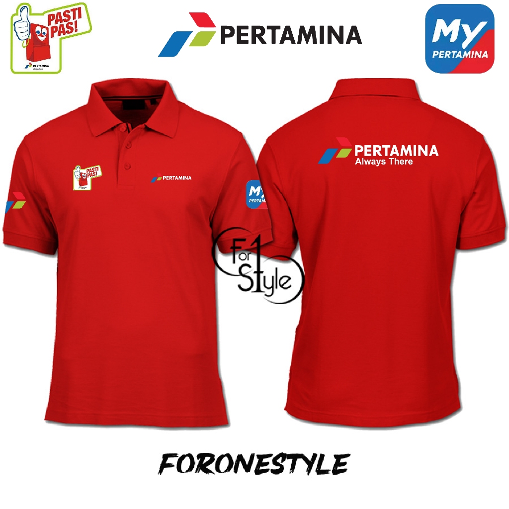 POLO SHIRT KAOS KERAH PERTAMINA - POLO PERTAMINA - KAOS KERAH POLOSHIRT PERTAMINA