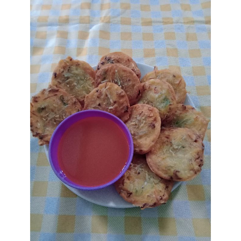 Bakwan Sayur/Ote-ote/Bala-bala Toping Udang Rebon