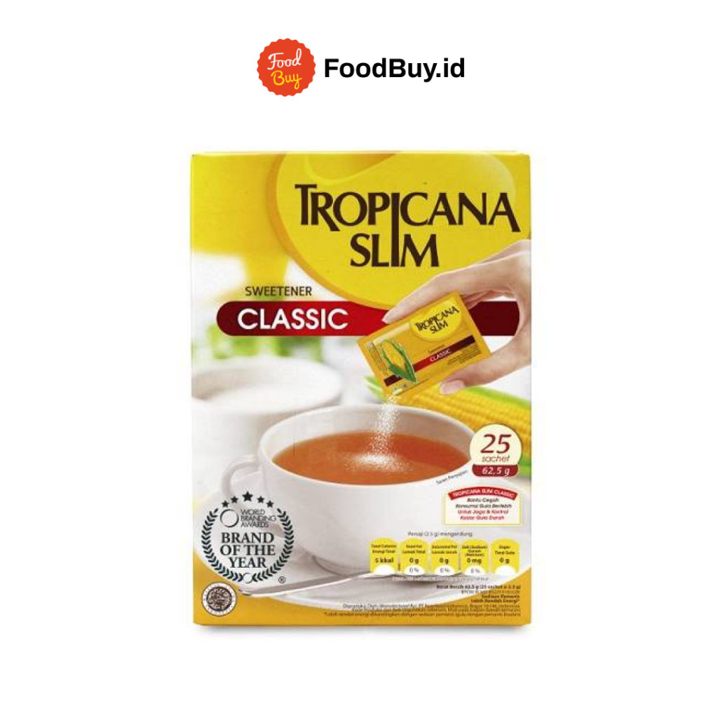 

Tropicana Slim Sweetner Classic 25 Sachet