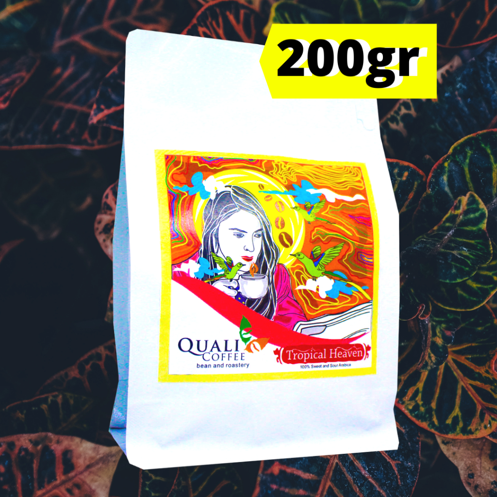 

Kopi Tropical Heaven 200 gram Espresso Blend (100% Arabica) by Quali Coffee