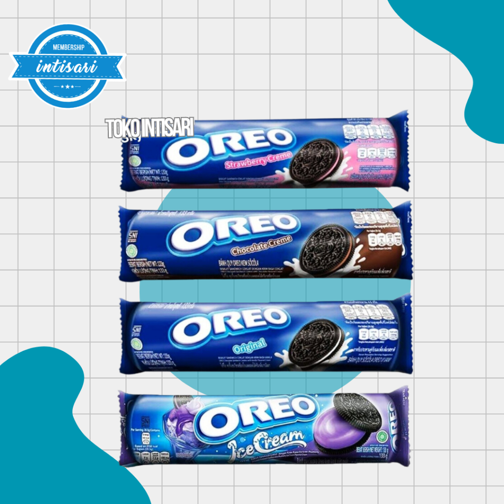 

Oreo Roll Biskuit All Varian 119g ( PCS )