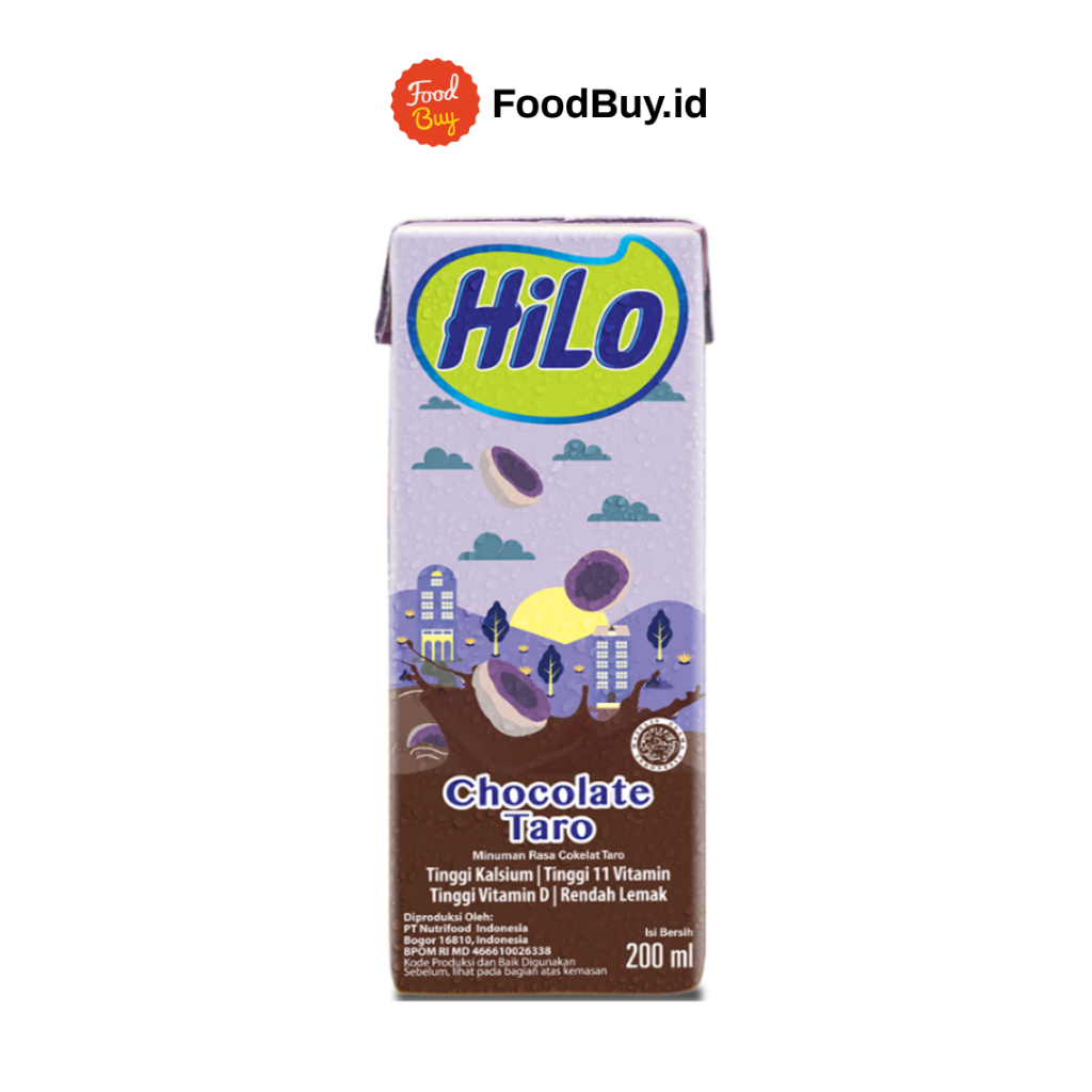 

Susu UHT Hilo Chocolate Taro 200ml